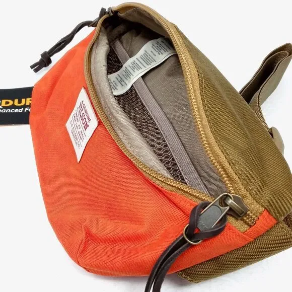 NWT Filson Surveyor Tan/Flame Crossbody Waist Fanny Hiking Pack - Picture 7 of 11